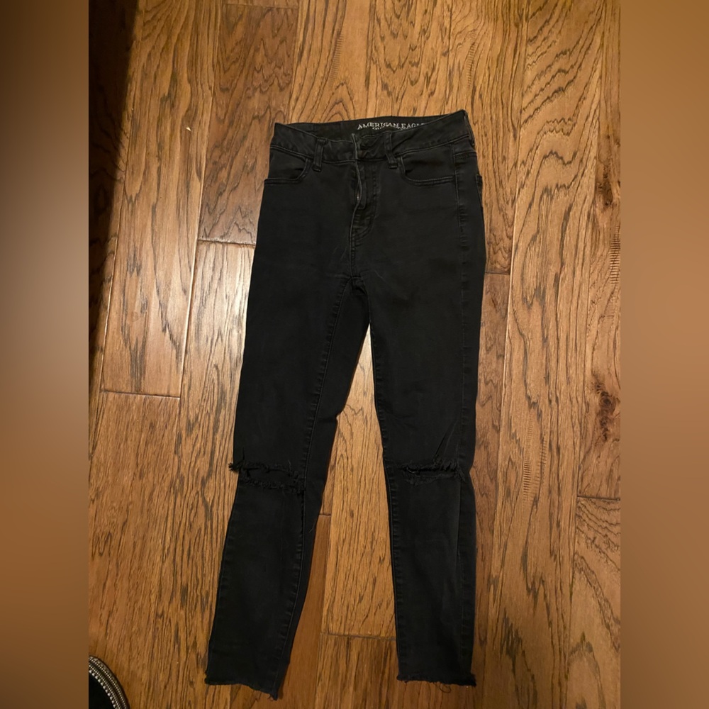 American Eagle Black Skinny Jeans